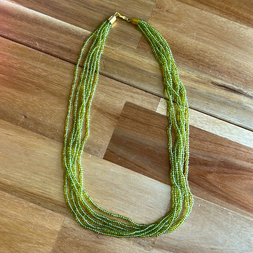 Green necklace